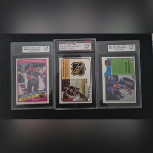 Wayne Gretzky KSA Graded Hockey Cards Set